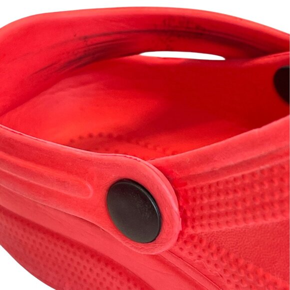 Red Clogs Garden Slip-On Water Beach Shoes Classic Unisex Size 9 Lightweight - Picture 7 of 11